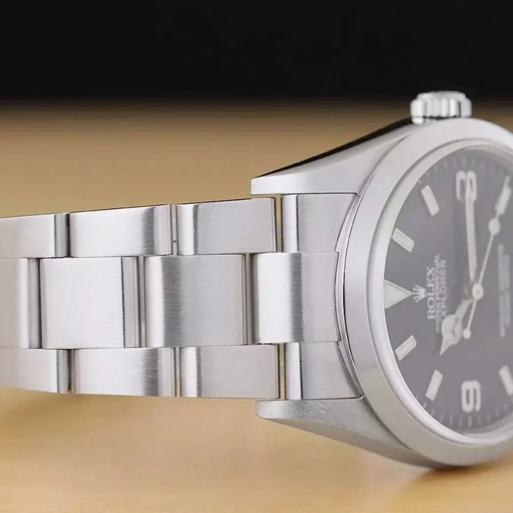 Rolex Men's 36mm Explorer Factory Watch With PAPERS